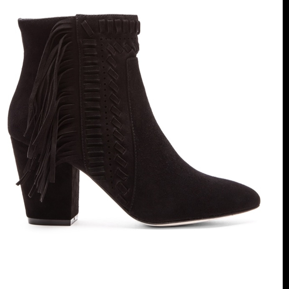 Rebecca Minkoff Suede Booties Gently Worn Size 10.